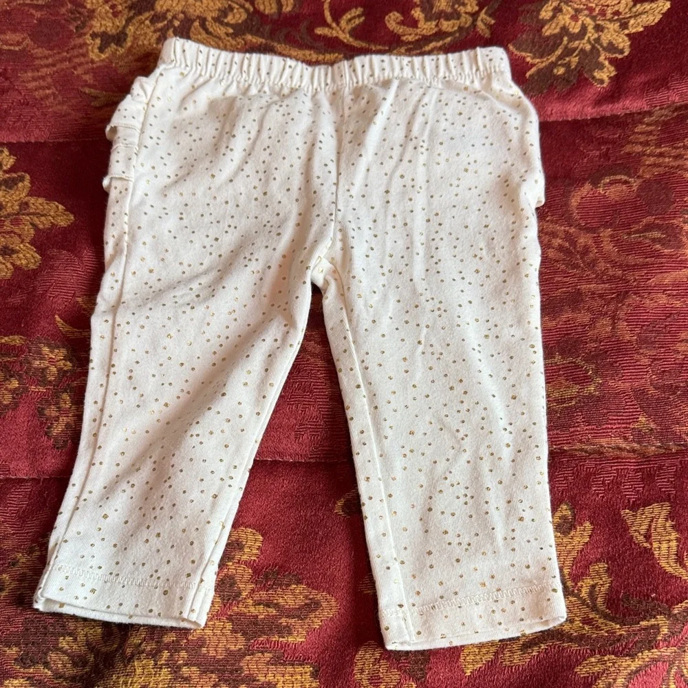 Bundle Baby Clothing: Onesie, 2 Leggings, & Baby Gap Dress 3-6 Months. NWOT